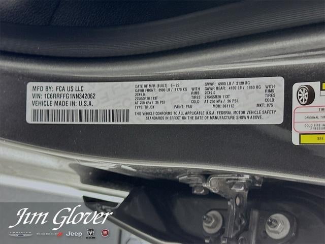 2022 RAM 1500 Big Horn Crew Cab 4x4 5'7' Box