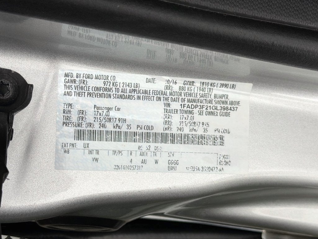 2016 Ford Focus SE