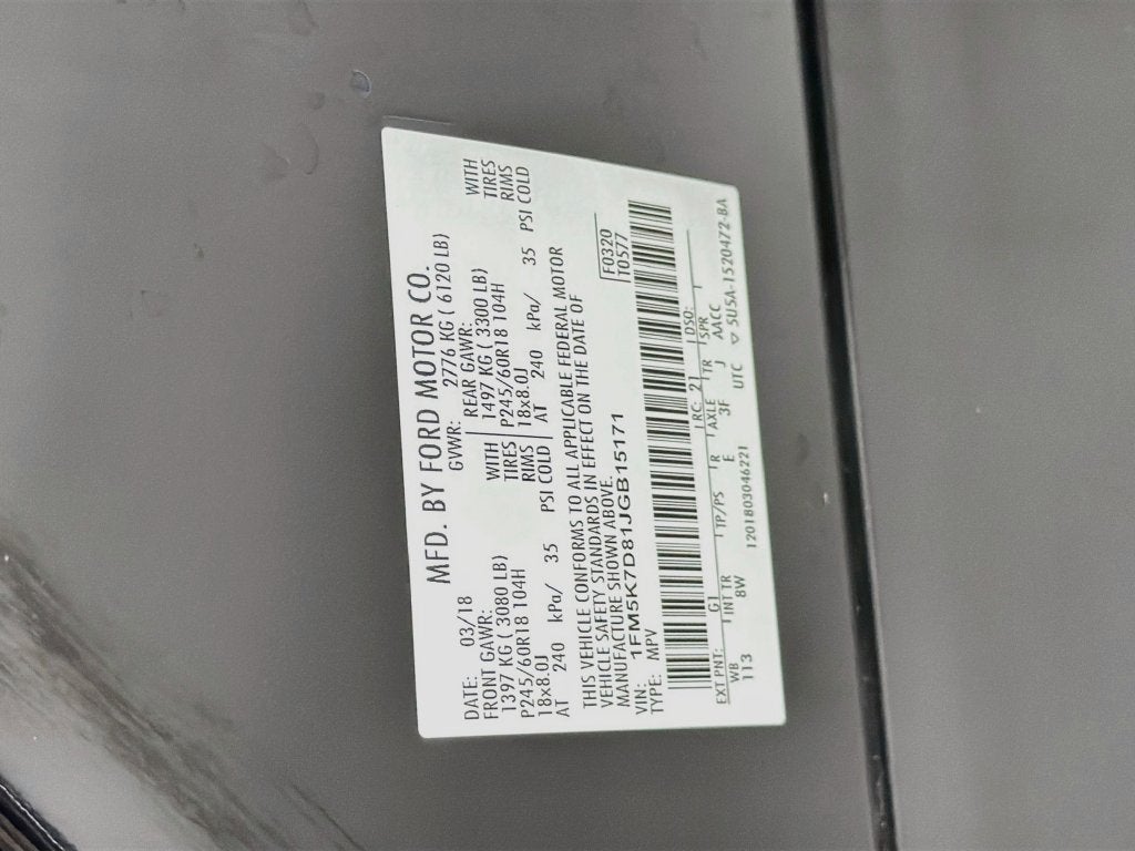 2018 Ford Explorer XLT