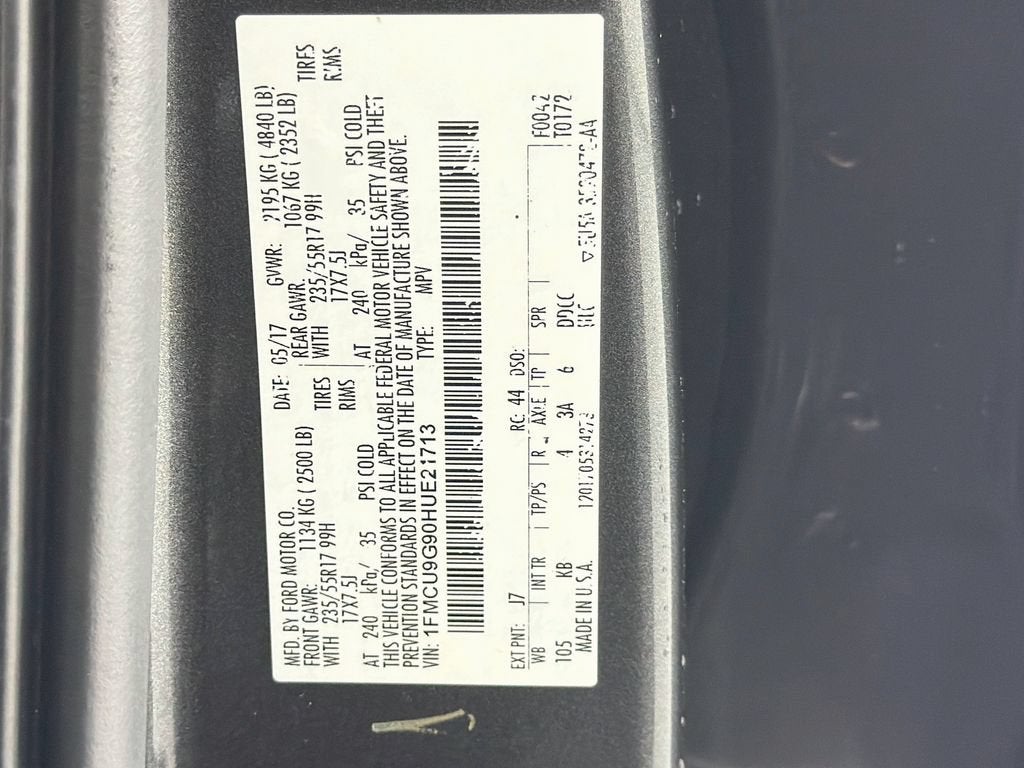 2017 Ford Escape SE