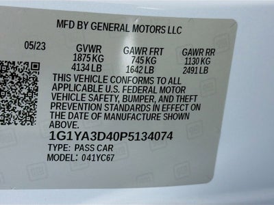 2023 Chevrolet Corvette Stingray 1LT