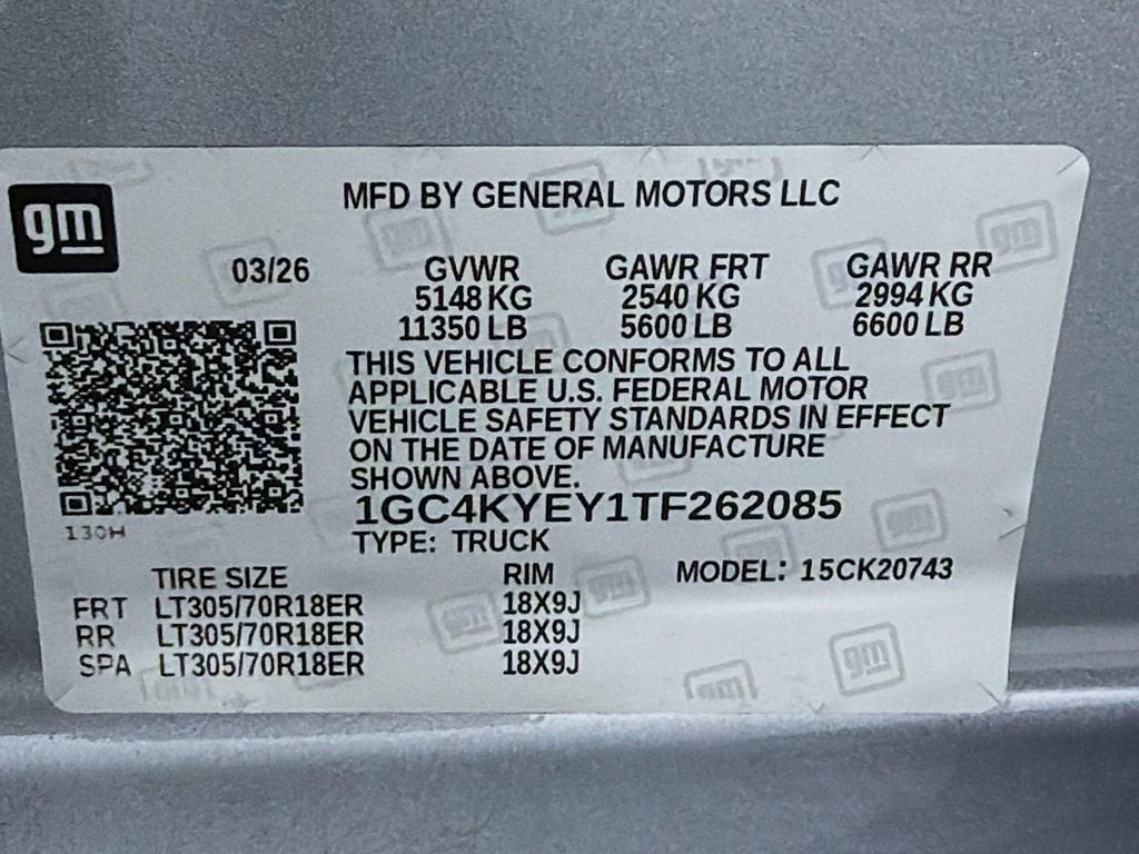 2026 Chevrolet Silverado 2500 HD ZR2