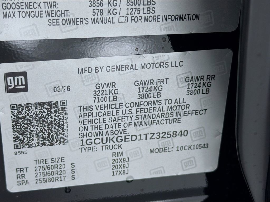 2026 Chevrolet Silverado 1500 LTZ