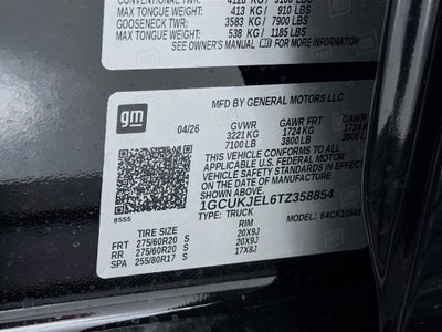 2026 Chevrolet Silverado 1500 High Country