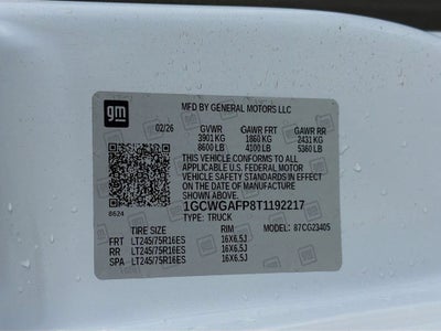 2026 Chevrolet Express Cargo 1WT