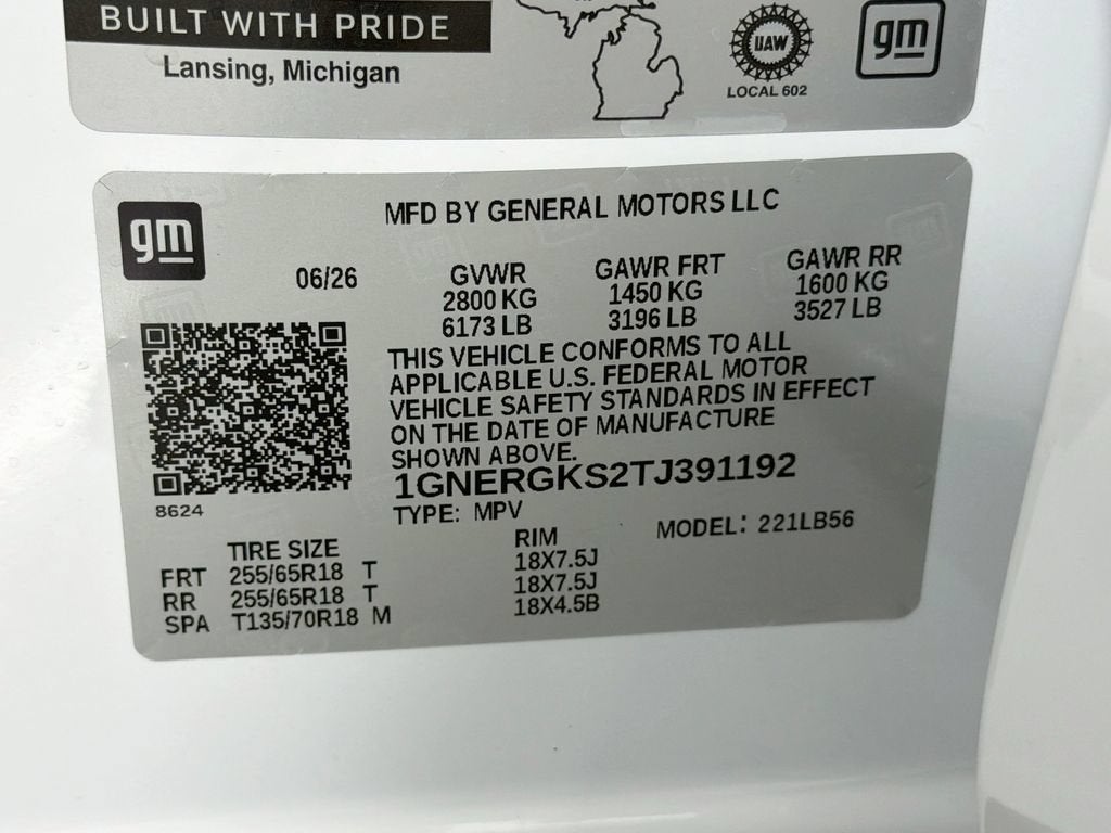 2026 Chevrolet Traverse LT