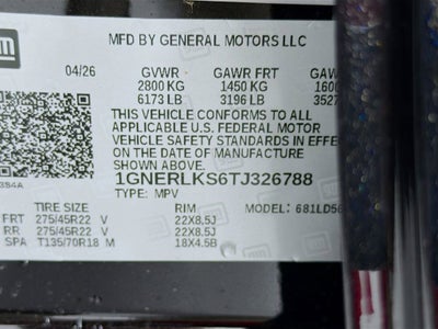 2026 Chevrolet Traverse RS