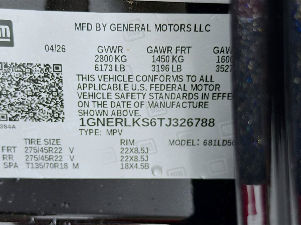 2026 Chevrolet Traverse RS
