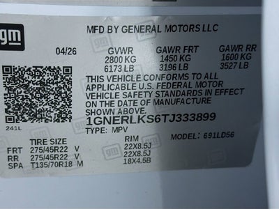 2026 Chevrolet Traverse RS