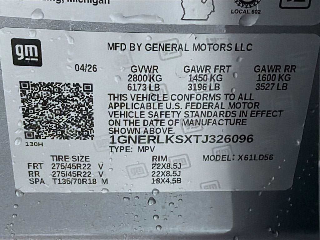 2026 Chevrolet Traverse RS