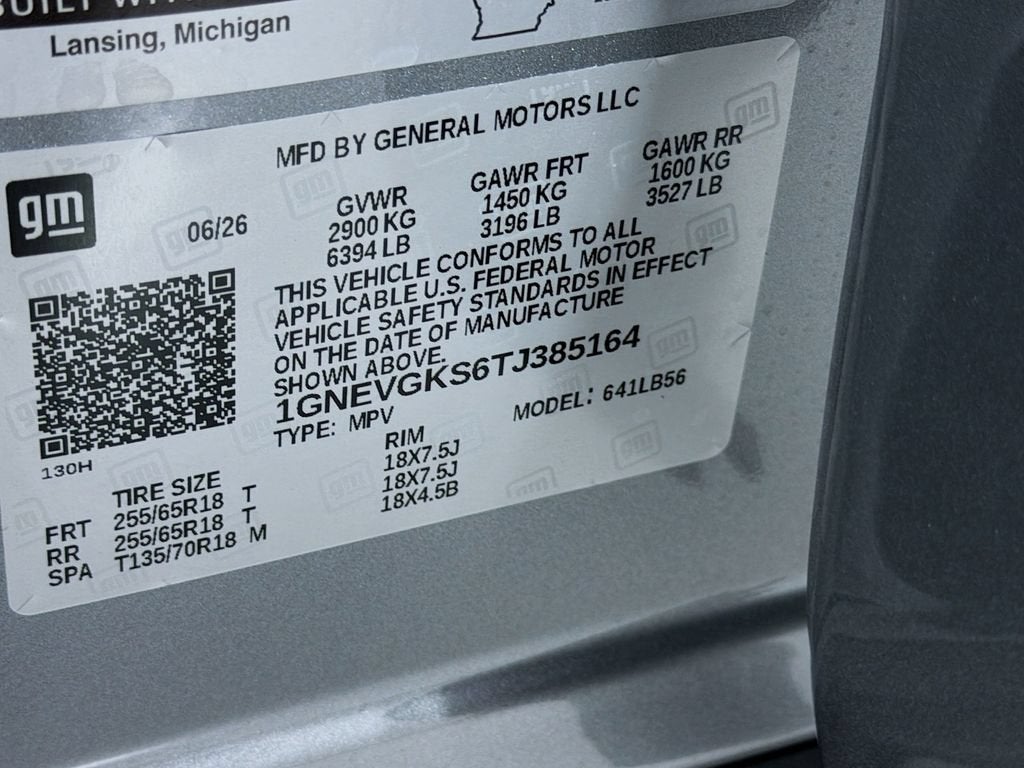 2026 Chevrolet Traverse LT