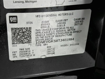 2026 Chevrolet Traverse LT
