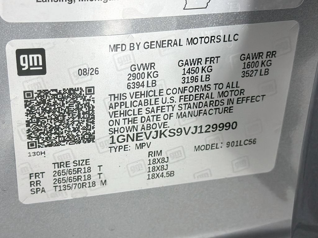 2027 Chevrolet Traverse Z71
