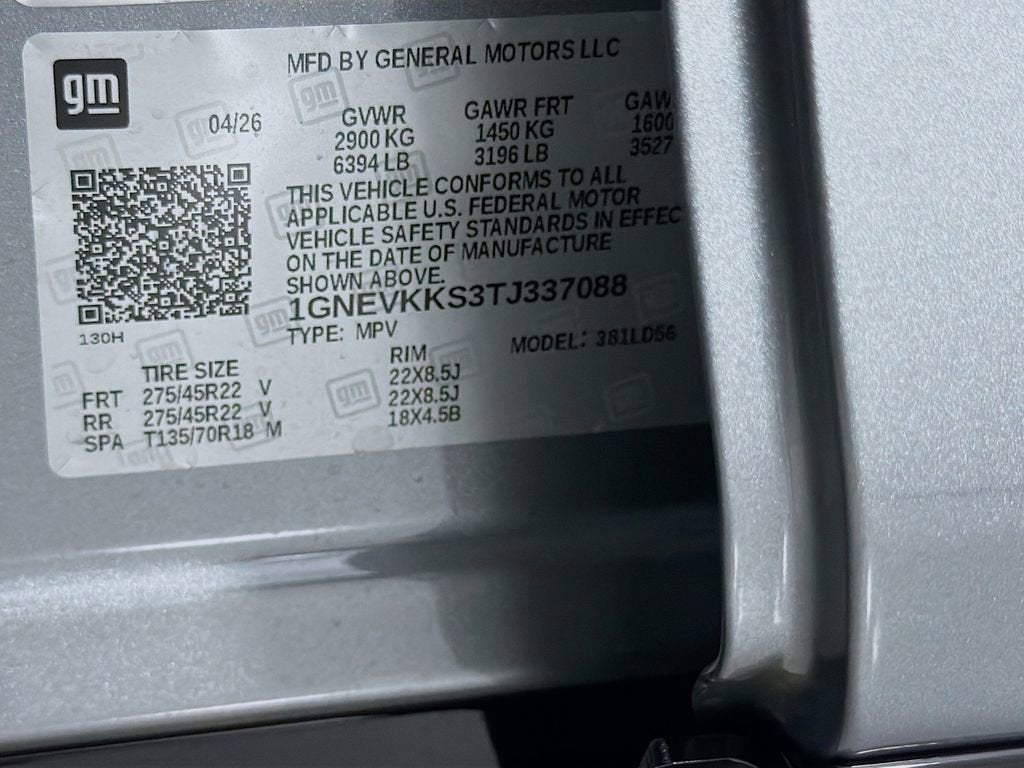 2026 Chevrolet Traverse High Country