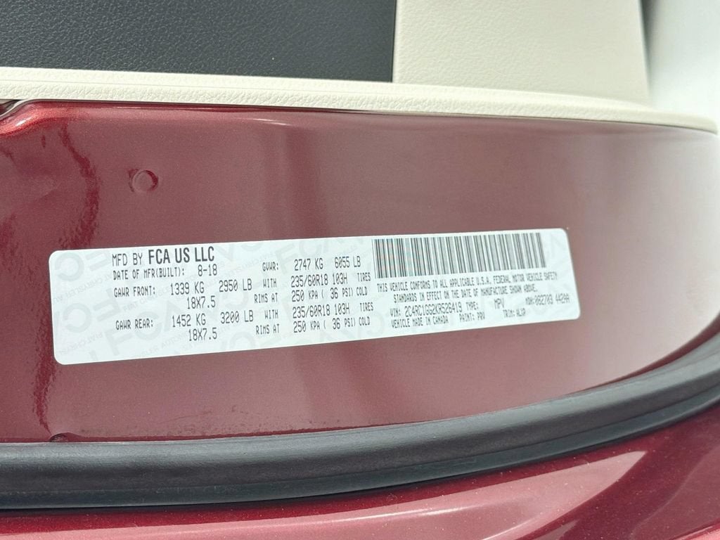 2019 Chrysler Pacifica Limited