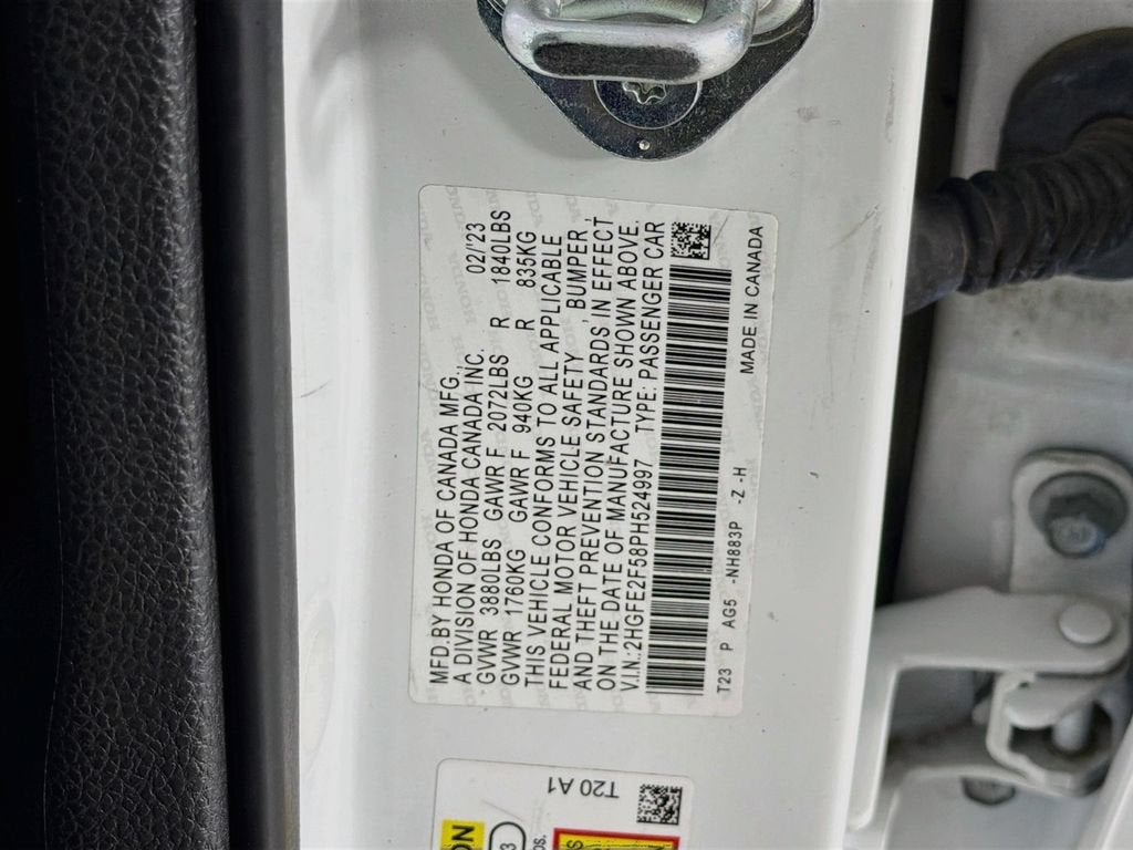 2023 Honda Civic Sedan Sport