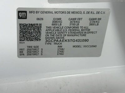 2026 Chevrolet Silverado 1500 WT