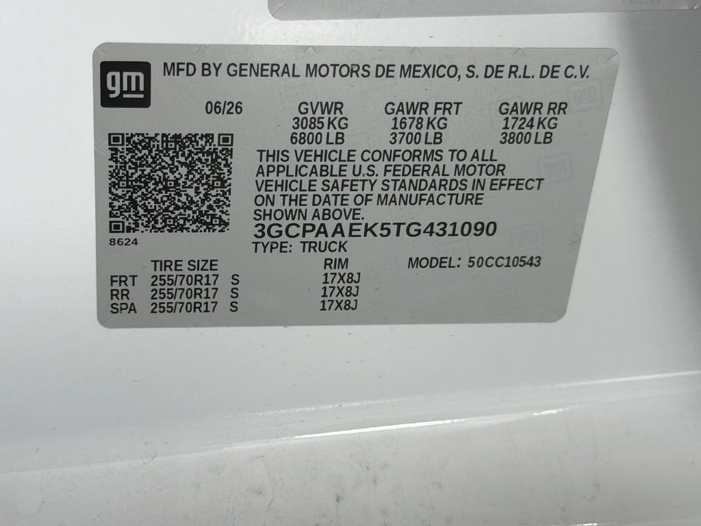 2026 Chevrolet Silverado 1500 WT