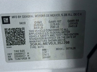 2018 GMC Terrain SLE