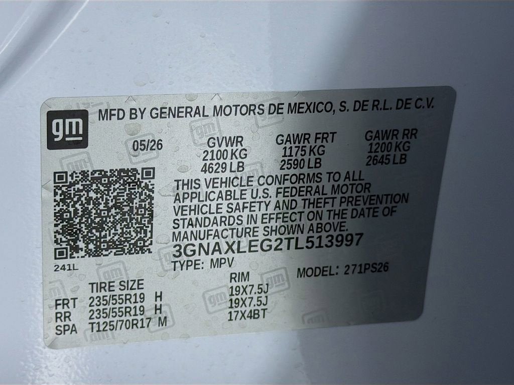 2026 Chevrolet Equinox RS