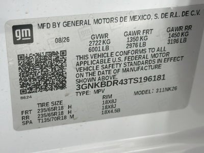2026 Chevrolet Blazer 3LT