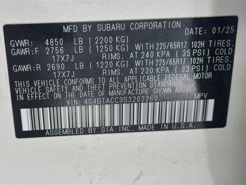 2025 Subaru Outback Premium