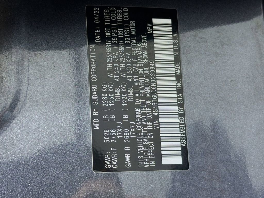2022 Subaru Outback Wilderness
