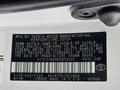 2024 Toyota Camry LE