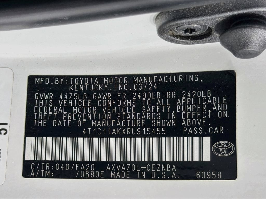 2024 Toyota Camry LE