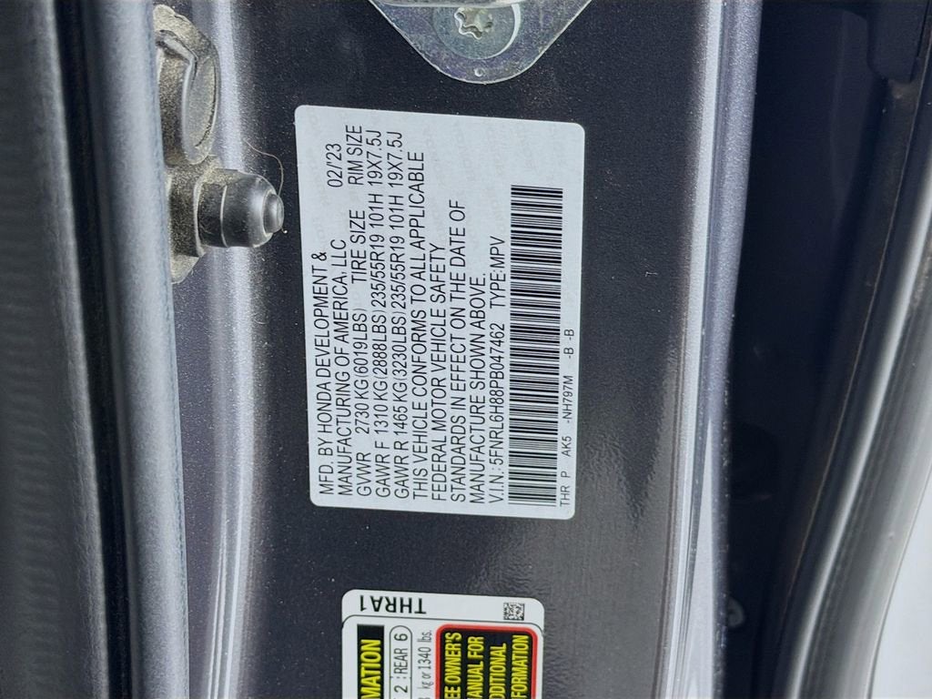 2023 Honda Odyssey Touring