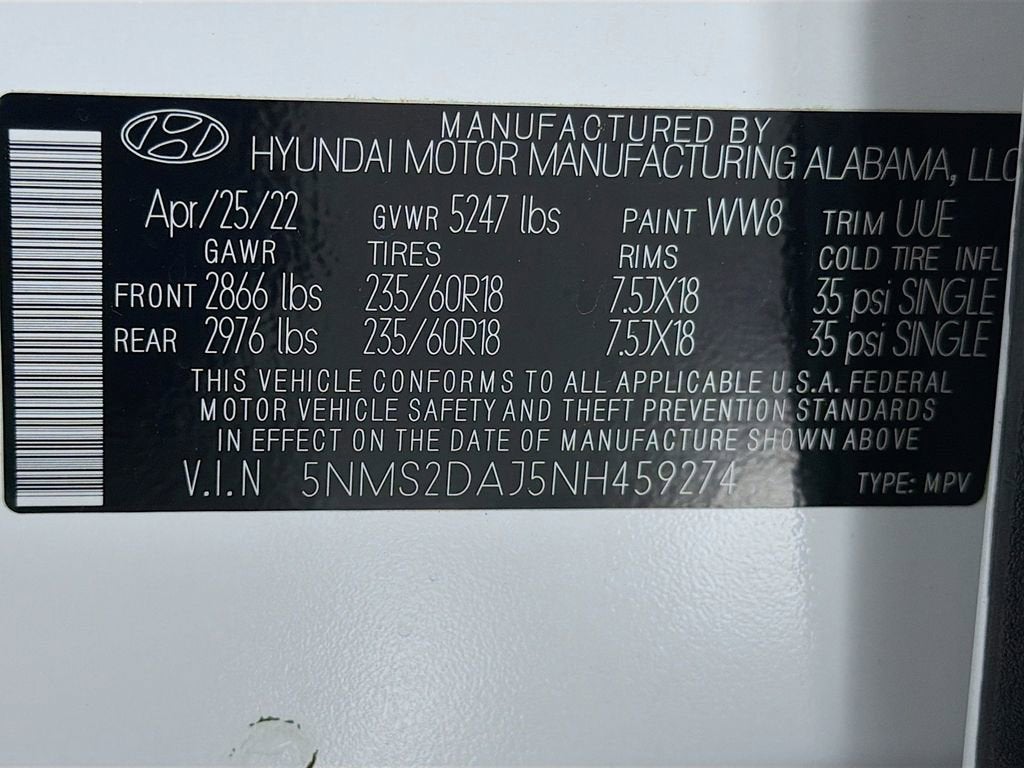 2022 Hyundai Santa Fe SEL