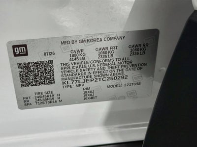 2026 Chevrolet Trax 2RS
