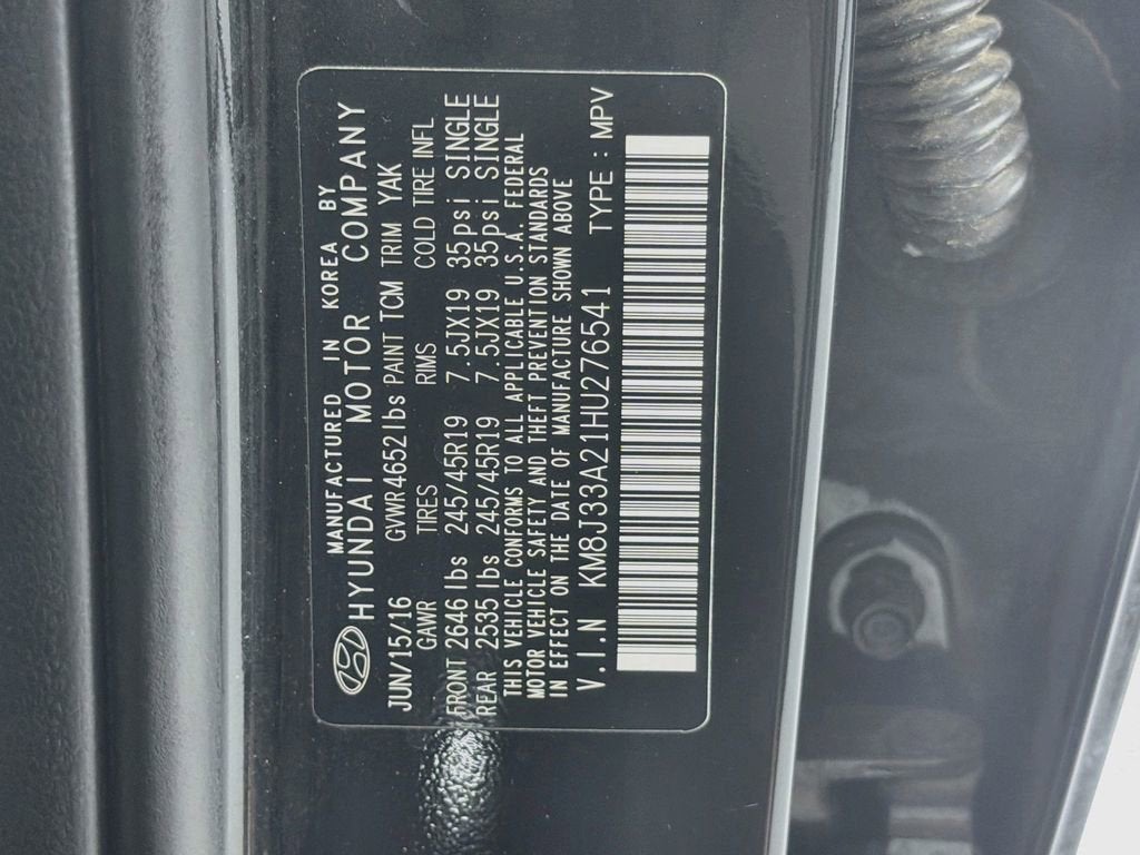 2017 Hyundai Tucson Limited