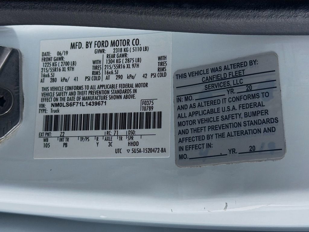 2020 Ford Transit Connect Van XLT